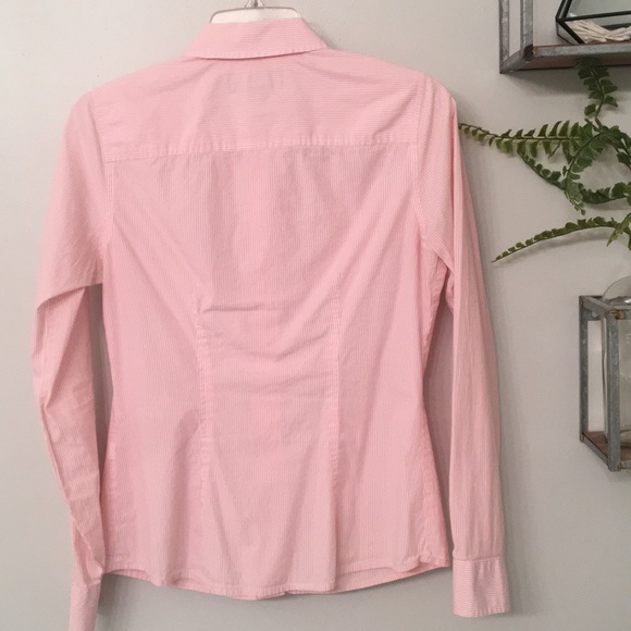 Pretty Pink Stripe Vineyard Vines Button Down Sz 6 - Picture 4 of 7